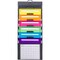Smead Cascading Wall Organizer, 6 Pockets, Letter, Gray/Bright SMD92060 - alternate 3
